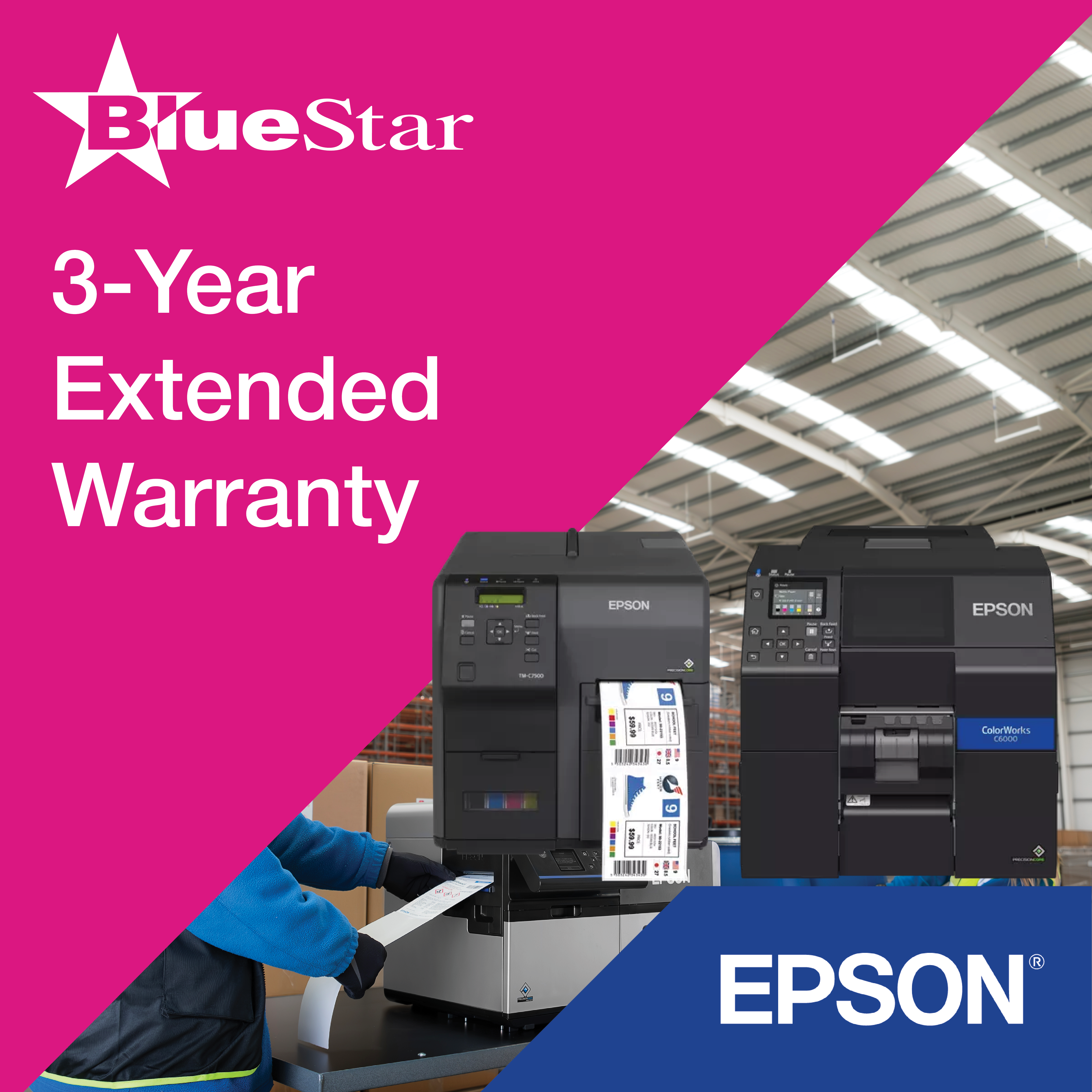 Epson ColorWorks Commercial Warranty Extension Promotion 2024